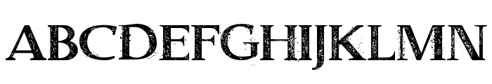 Dust Serif Font UPPERCASE