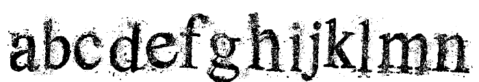 Dust Serif Font LOWERCASE