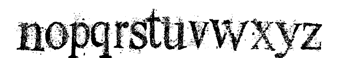 Dust Serif Font LOWERCASE