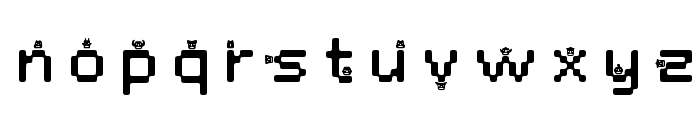 DustMonsters Medium Font LOWERCASE