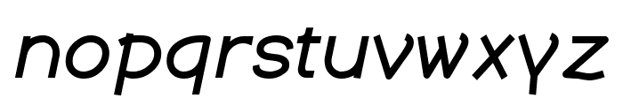 Dustismo  Bold Italic Font LOWERCASE