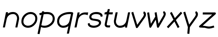 Dustismo  Italic Font LOWERCASE