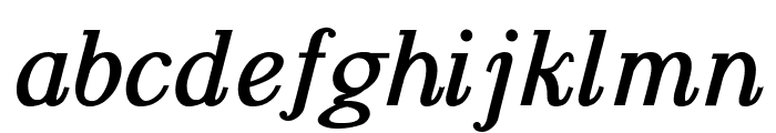 Dustismo Roman Bold Italic Font LOWERCASE