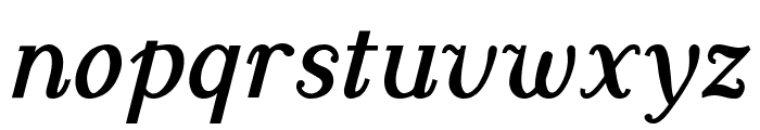 Dustismo Roman Bold Italic Font LOWERCASE