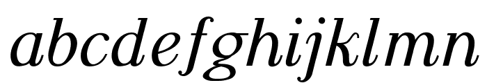 Dustismo Roman Italic Font LOWERCASE
