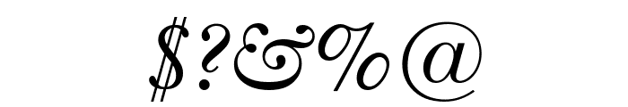 Dutch 766 Italic BT Font OTHER CHARS