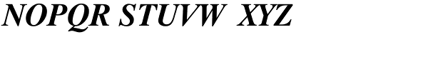 Dutch 801 Bold Italic Font UPPERCASE