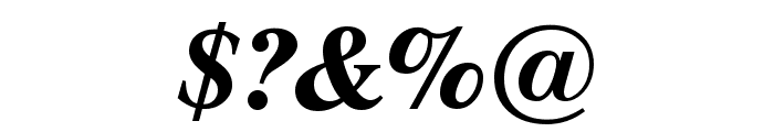 Dutch 801 Extra Bold Italic BT Font OTHER CHARS