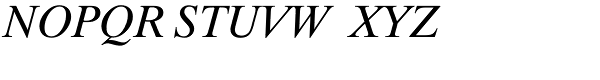 Dutch 801 Italic Font UPPERCASE