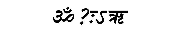 DV-TTSurekh Bold Italic Font OTHER CHARS
