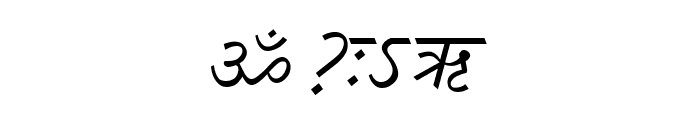 DV-TTSurekhEN-Italic Font OTHER CHARS