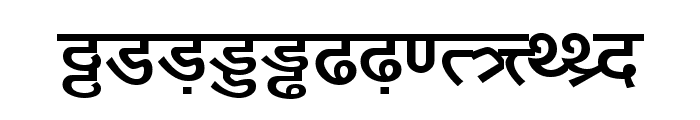 DV-TTYogeshEN Bold Font LOWERCASE
