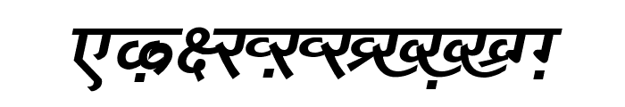 DV_Divyae Bold Italic Font UPPERCASE