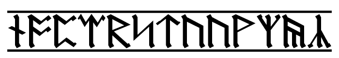 Dwarf Runes 1 Font LOWERCASE