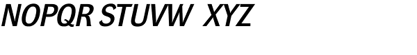 DynaGrotesk D Italic Font UPPERCASE