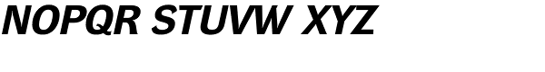 DynaGrotesk RE Bold Italic Font UPPERCASE