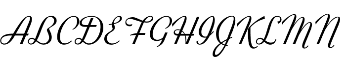 Dynalight-Regular Font UPPERCASE