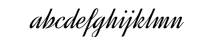 Dynalight-Regular Font LOWERCASE