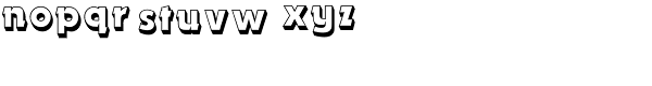 Dynamo MN Shadow Font LOWERCASE