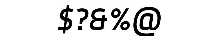 Dyno Italic Font OTHER CHARS
