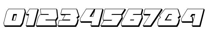 Eagle Strike 3D Italic Font OTHER CHARS
