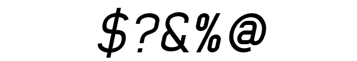 Early Times Demo Italic Font OTHER CHARS