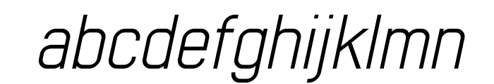 Early Times Light Demo Italic Font LOWERCASE