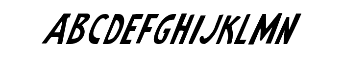Earth's Mightiest Italic Font UPPERCASE