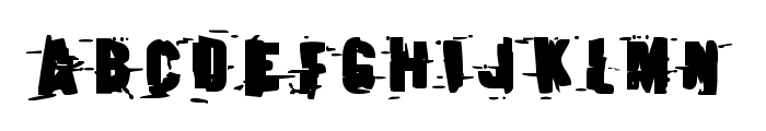 Earthshake Bold Font LOWERCASE