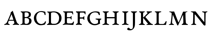 EB Garamond Regular SmallCaps Font LOWERCASE