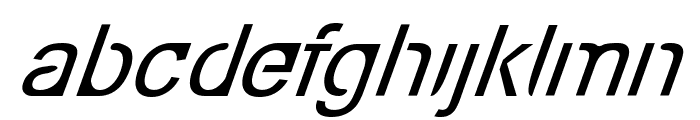 Eco-Files Italic Font LOWERCASE
