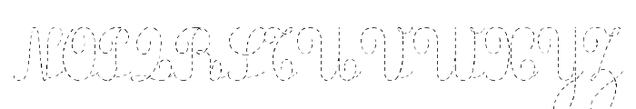 Ecolier_pointills Font UPPERCASE