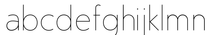 Edelsans-UltraLight Font LOWERCASE