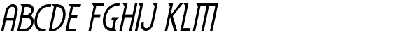 Eden Mills Italic Font UPPERCASE