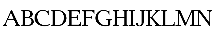 Edmundsbury Serif Regular Font UPPERCASE