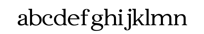 Edmundsbury Serif Regular Font LOWERCASE