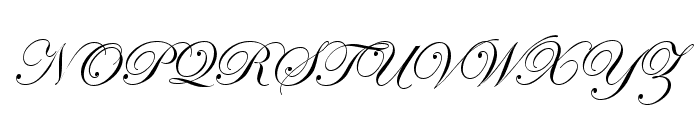 Edwardian Script ITC Font UPPERCASE