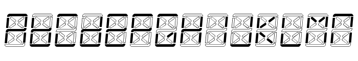 eDisplay Demo Font UPPERCASE