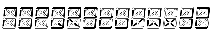 eDisplay Demo Font LOWERCASE