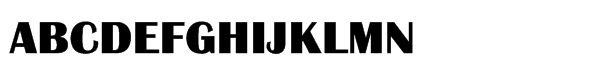 EF Britannic Ultra Font UPPERCASE