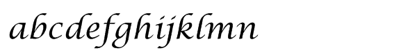 EF Lucida Calligraphy CE Font LOWERCASE