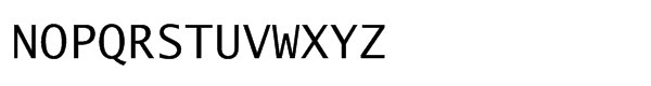 EF Lucida® Sans Typewriter T Regular Font UPPERCASE