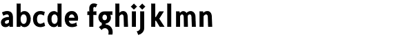 Egon Sans Condensed Bold Font LOWERCASE