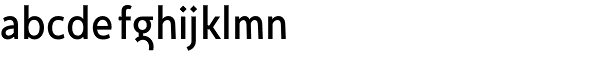 Egon Sans Condensed Font LOWERCASE