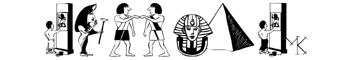 EgyptMythOne Font OTHER CHARS
