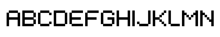 EIVEN MAJOR  Pixel Font UPPERCASE