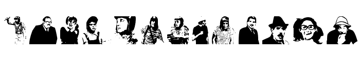 EL CHAVO DEL 8 Font LOWERCASE