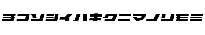 ELEPHANT K Oblique Font LOWERCASE