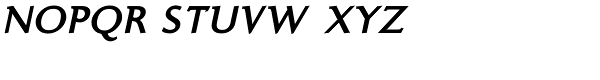 Ela Demiserif Bold Caps Italic Font UPPERCASE