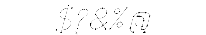 Elara Italic Font OTHER CHARS